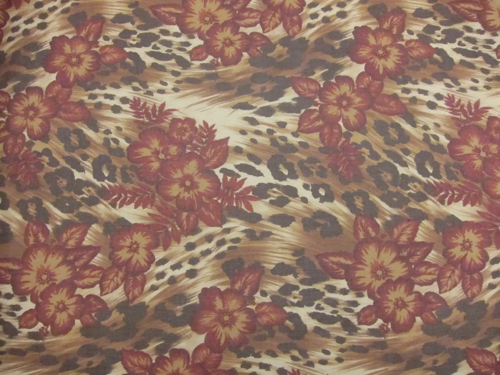 Printed and Painted Silk Crinkle Chiffon1