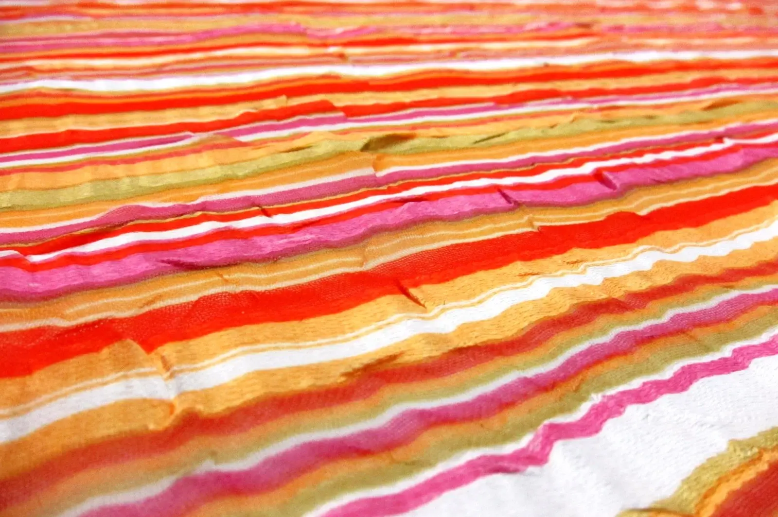 Printed Satin Stripe Chiffon2