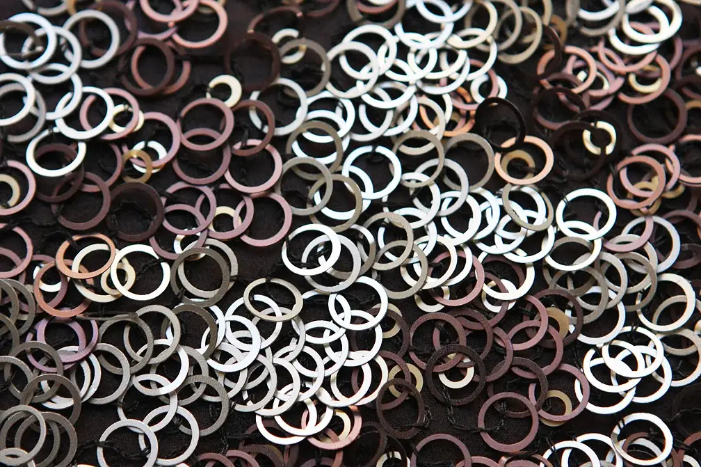 Novelty Sequins on Silk Chiffon2