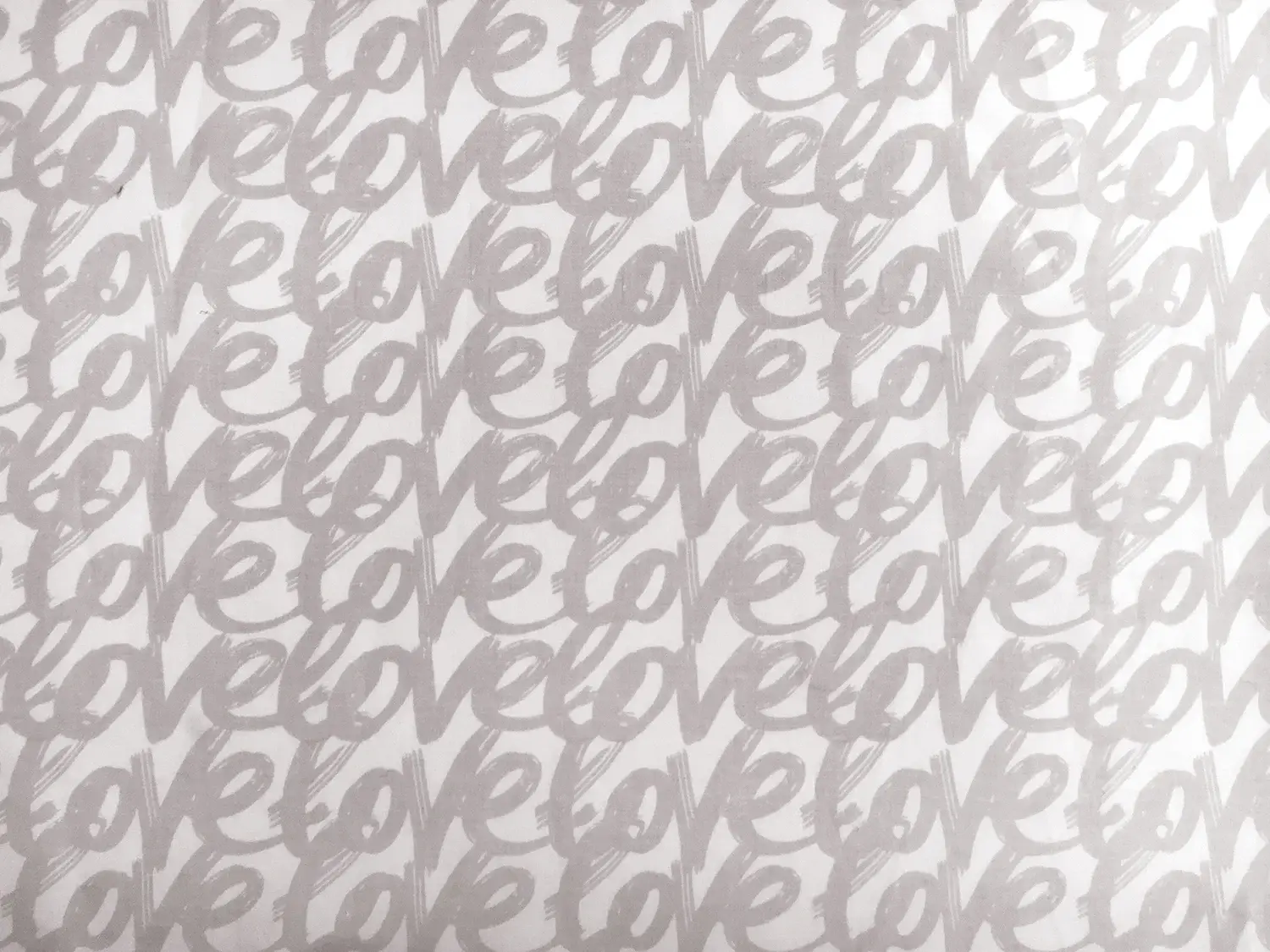 Cotton Broadcloth Love Print0