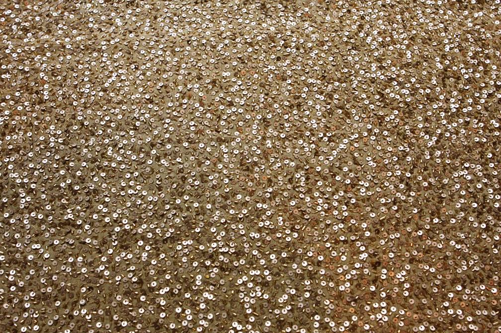 Sequins on Silk Chiffon0