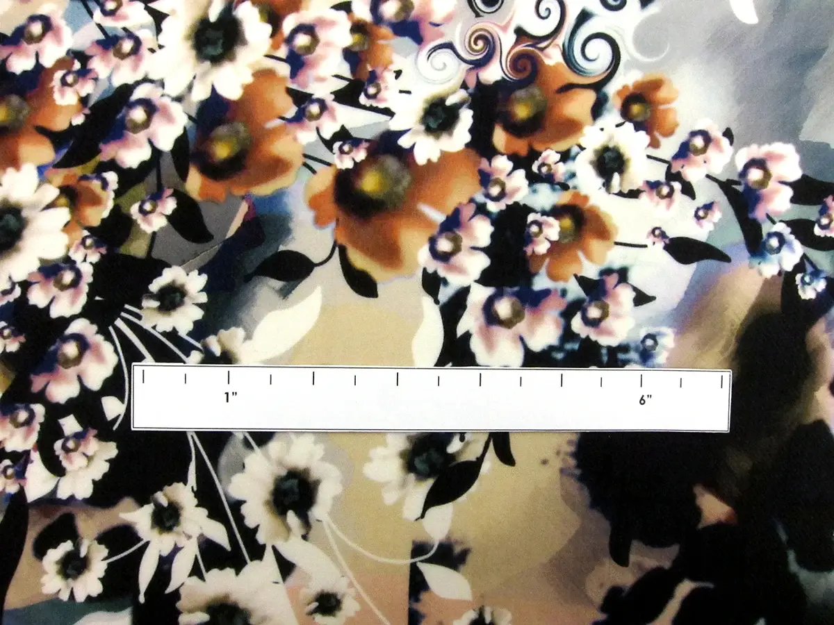 Printed Silk Gazar2