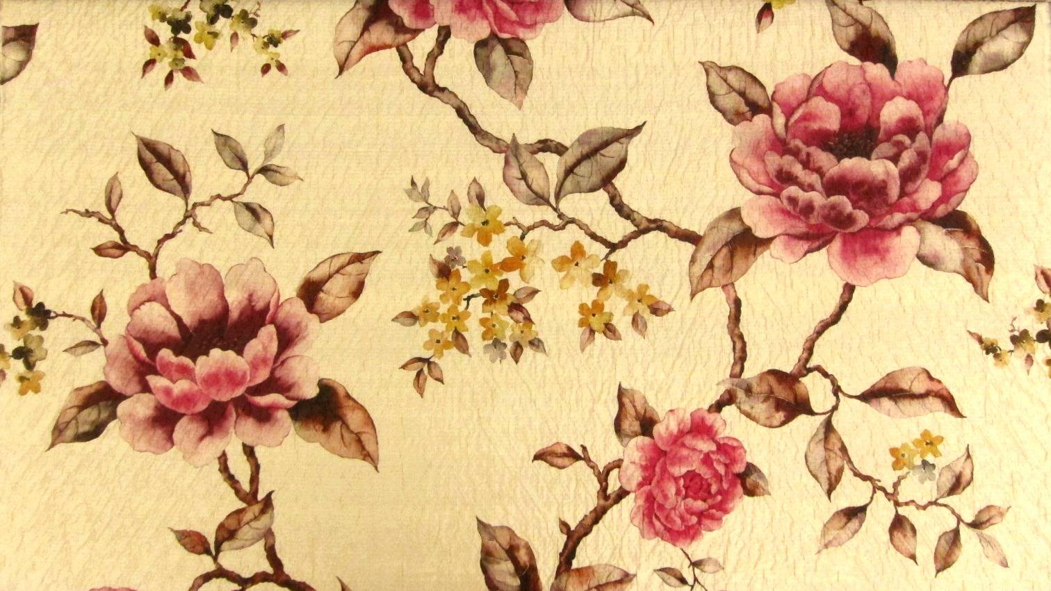 Printed Silk Cloqué0