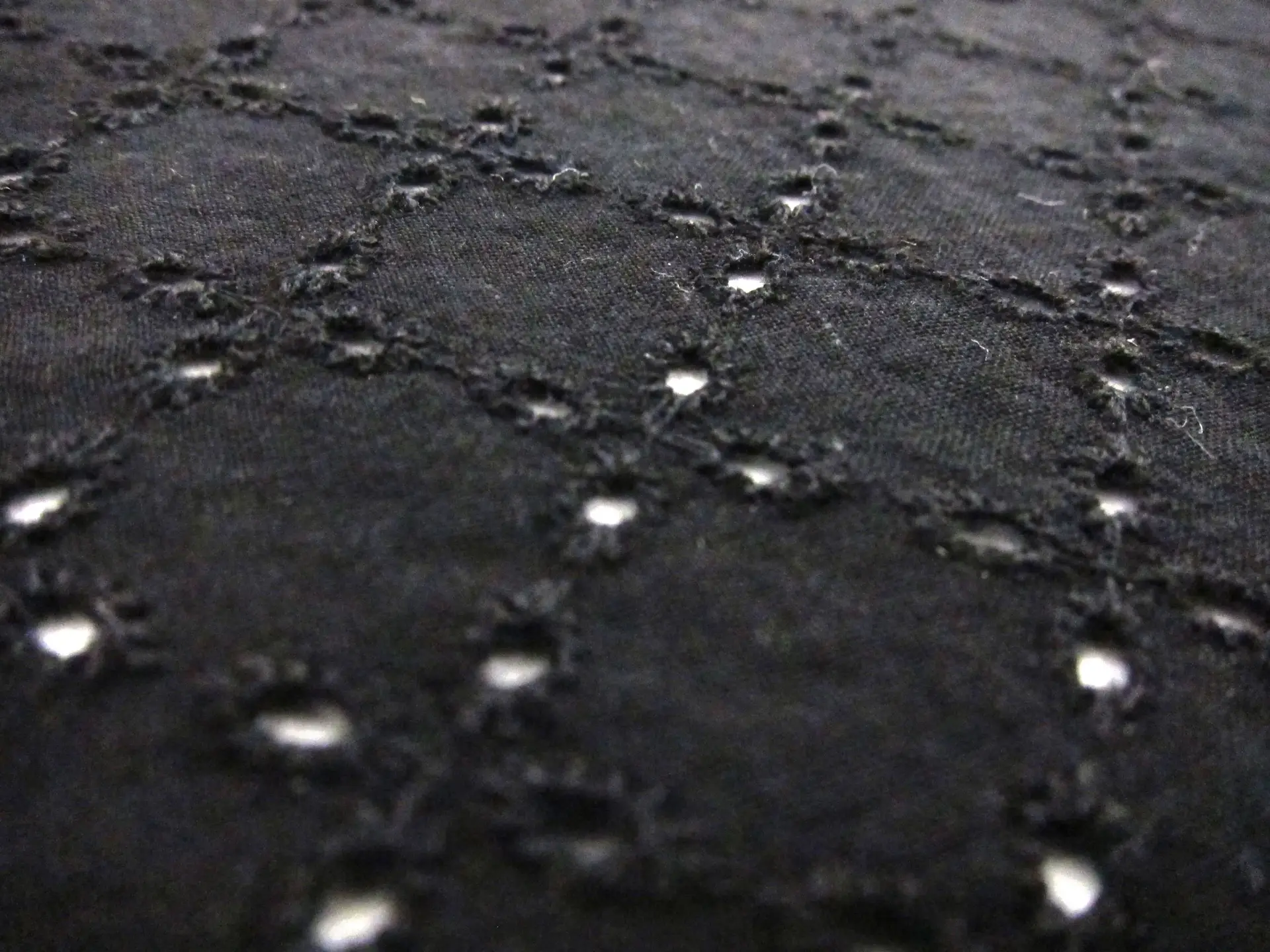 Cotton Eyelet in Black2