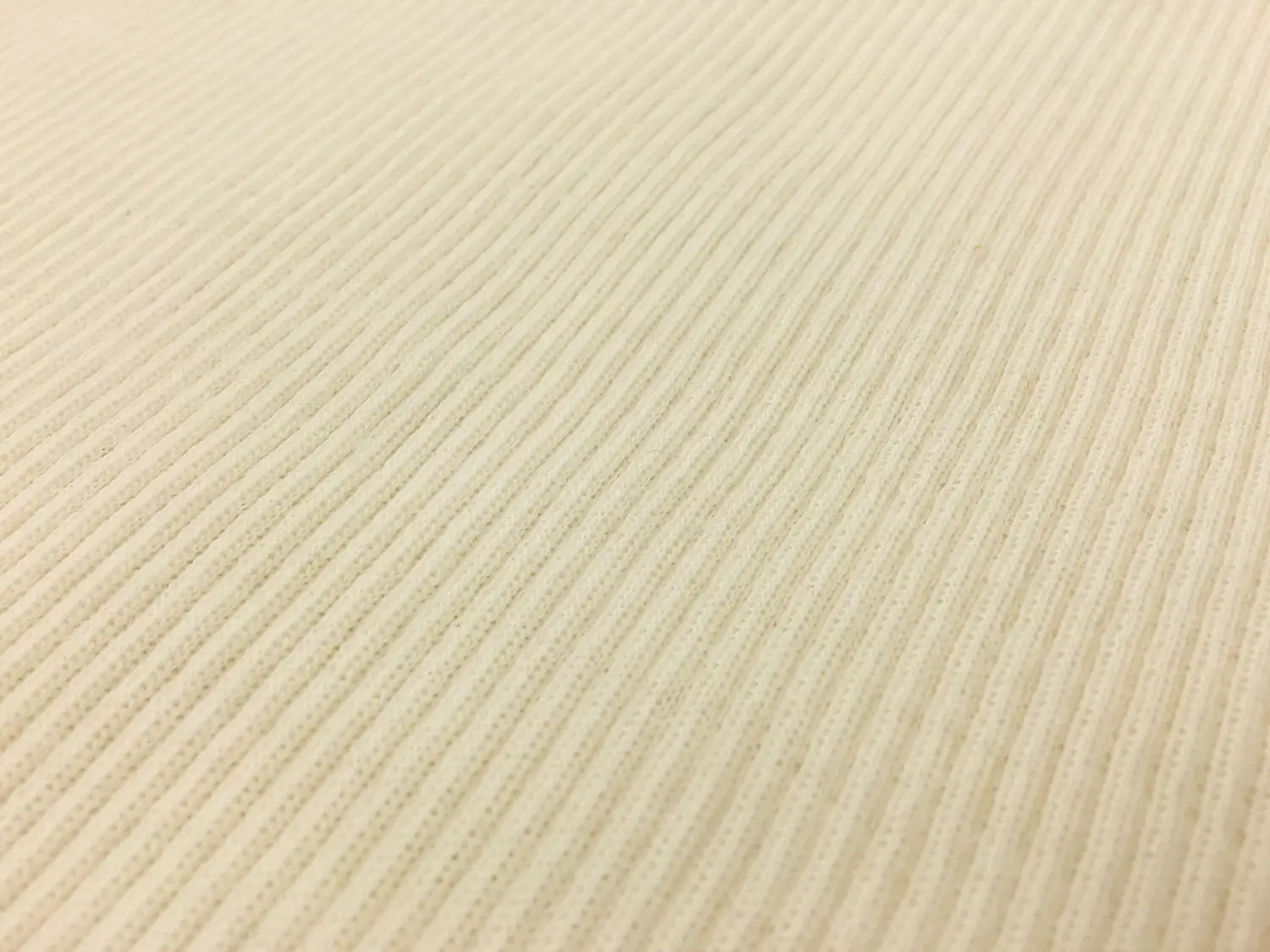 Virgin Wool Rib Knit in Winter White1