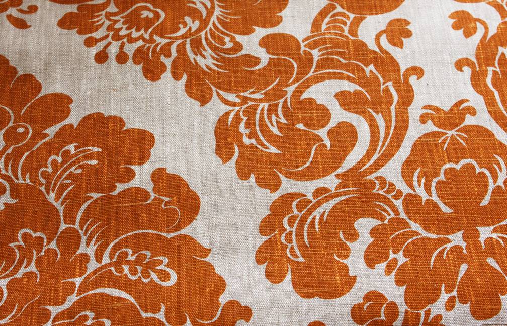Linen Upholstery Filigree Print1