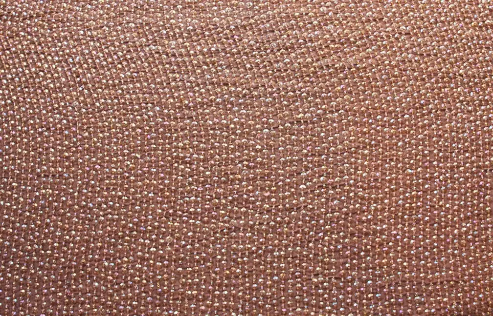 Sequins on Silk Chiffon0