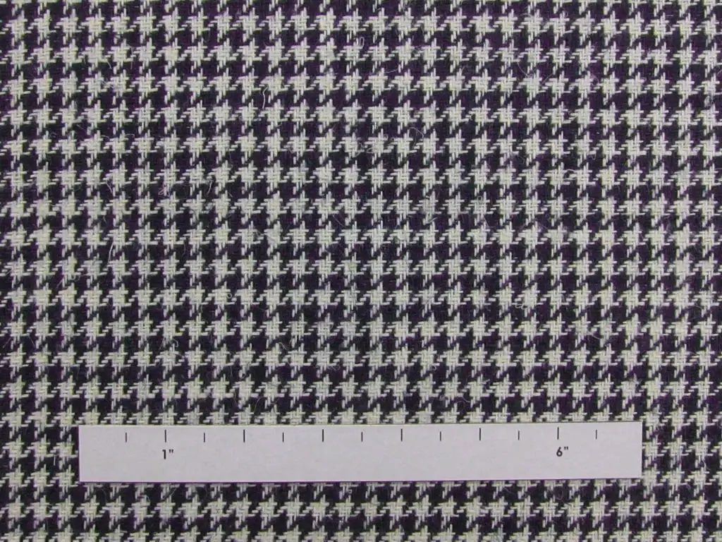 Linen Upholstery Houndstooth 1