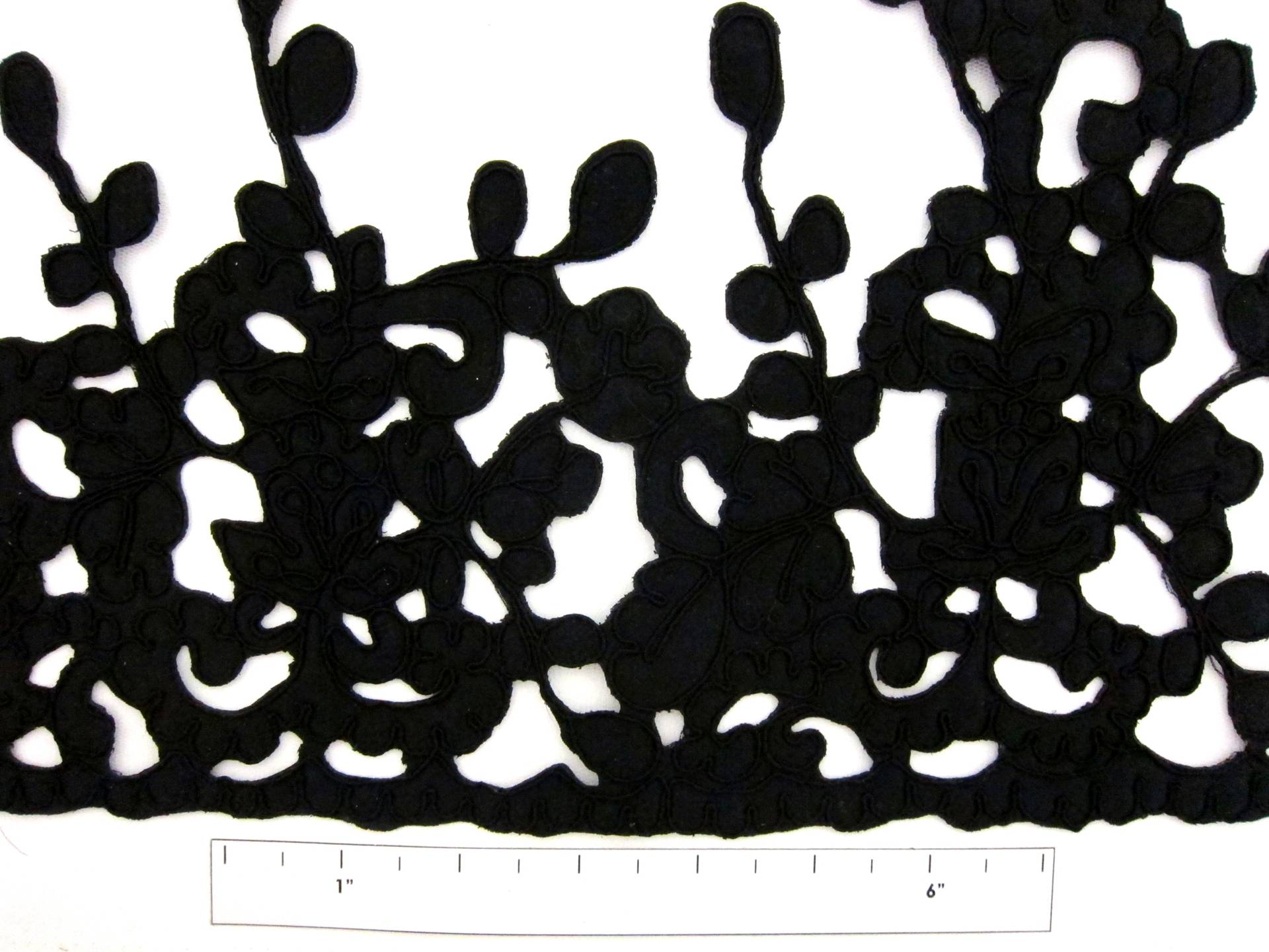 Corded Satin Appliqué on Illusion1