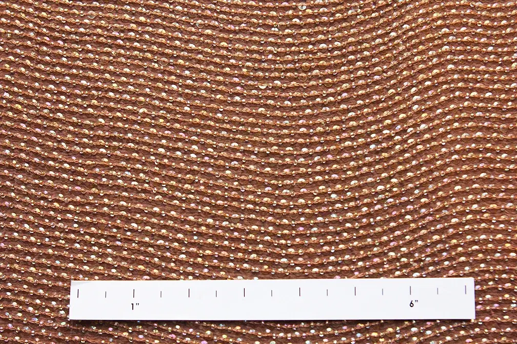 Sequins on Silk Chiffon1