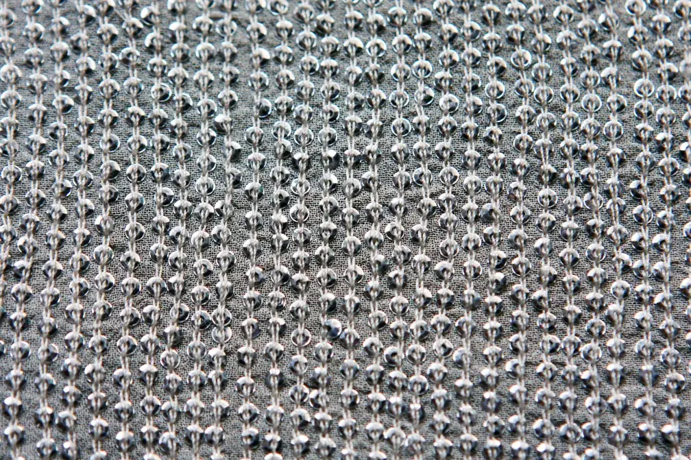 Sequins on Silk Chiffon2