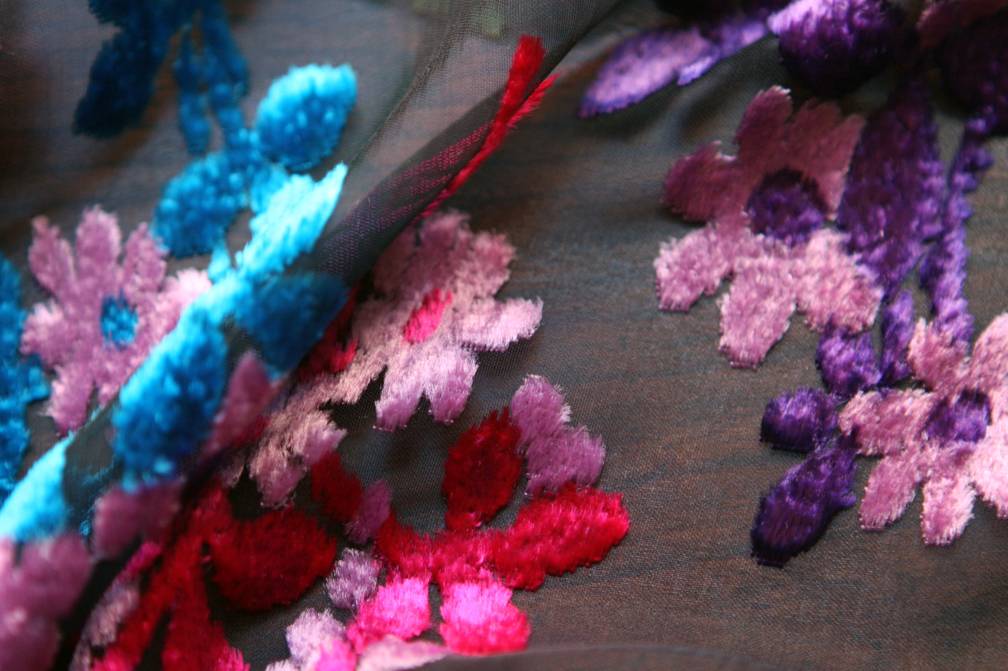 Silk Rayon Burnout Velvet3