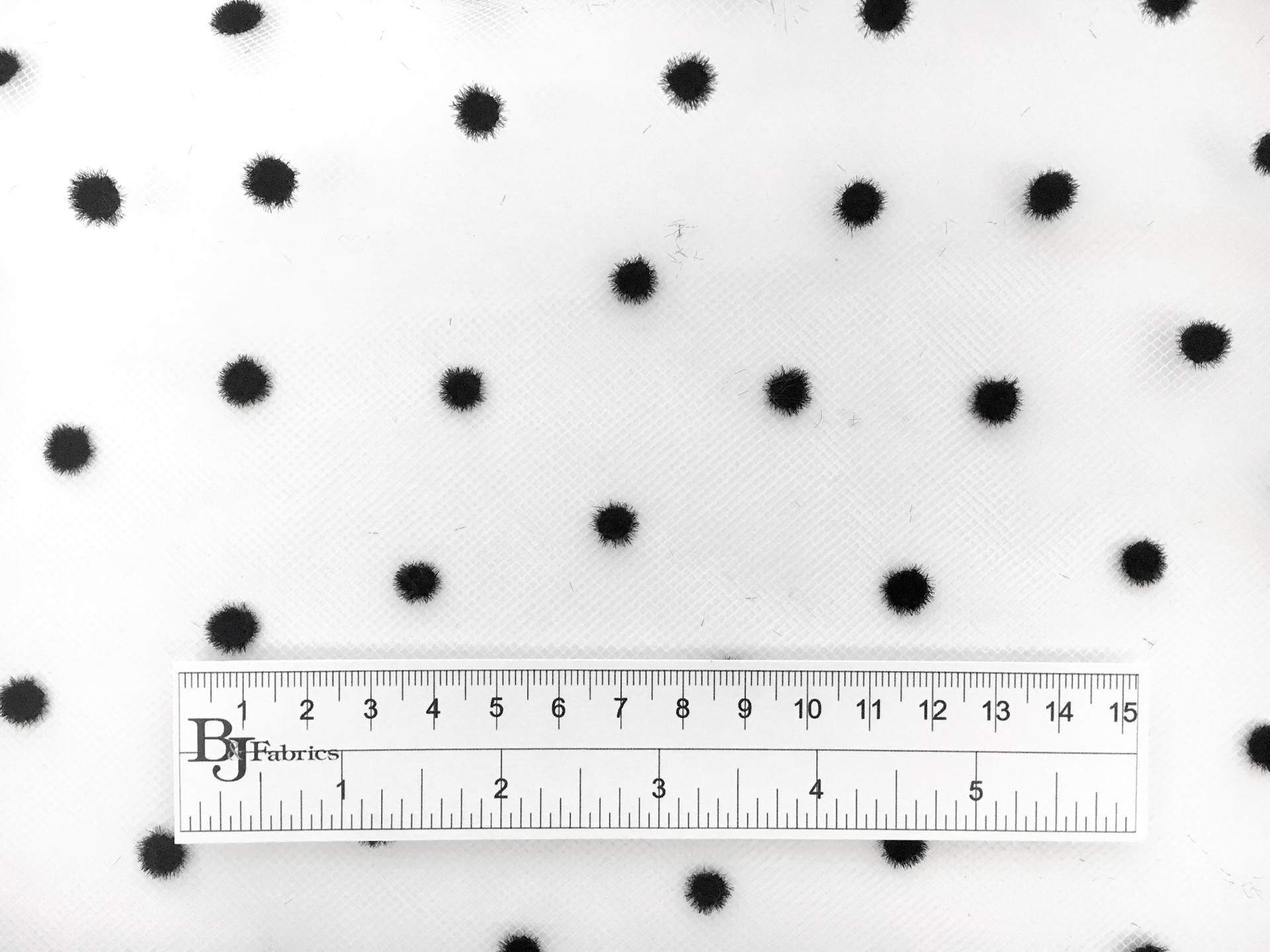 Polka Dot Flocking on Tulle1