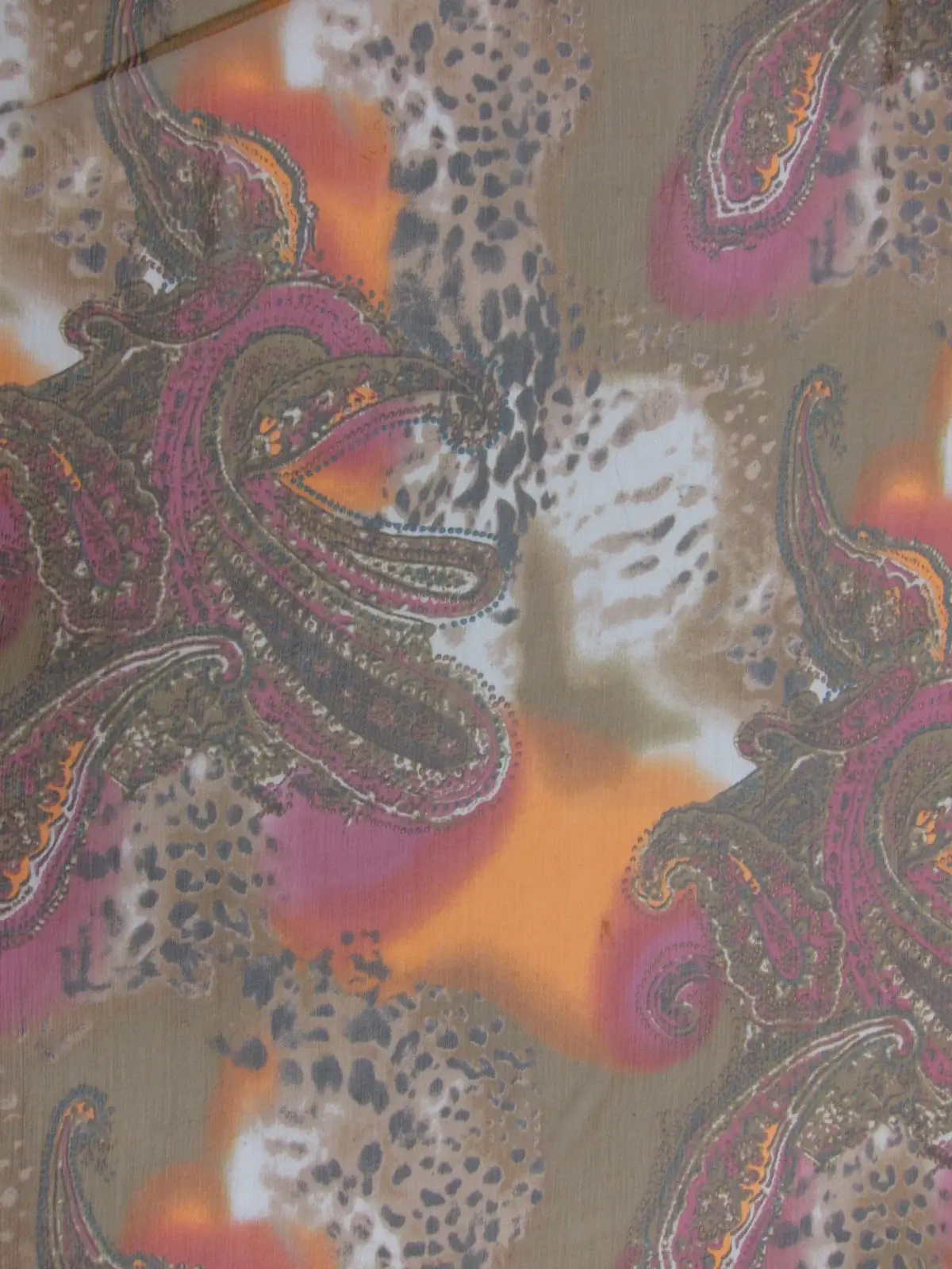 Printed Silk Crinkle Chiffon1