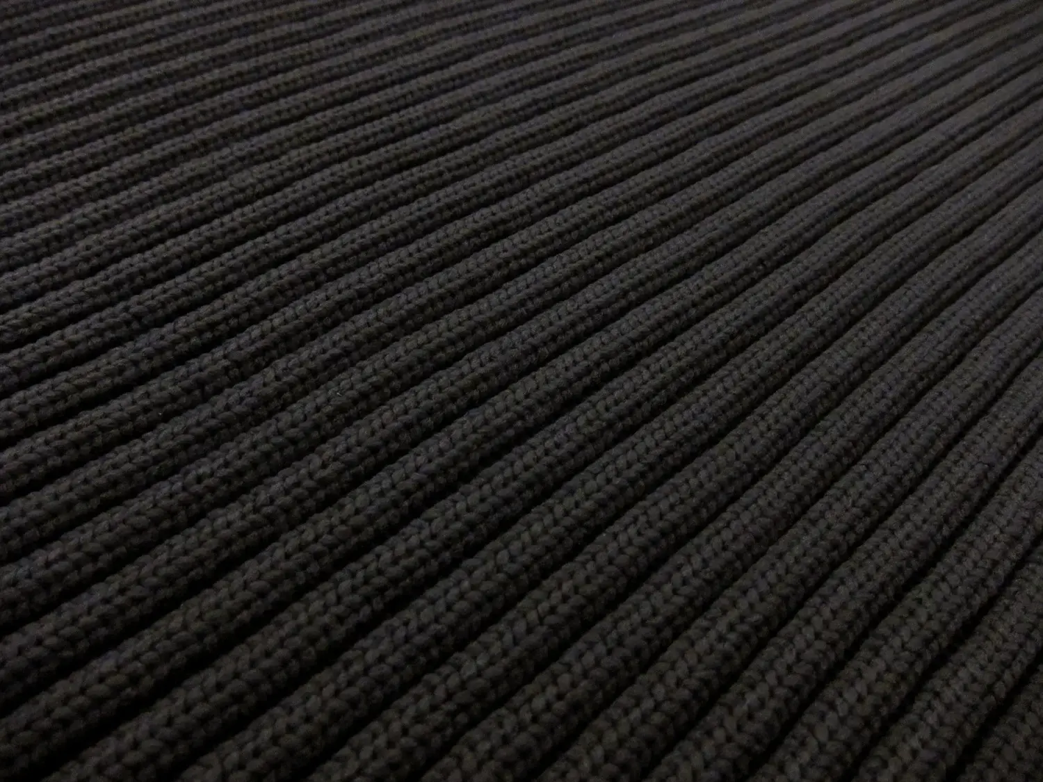 Nylon Rib Knit in Grey0