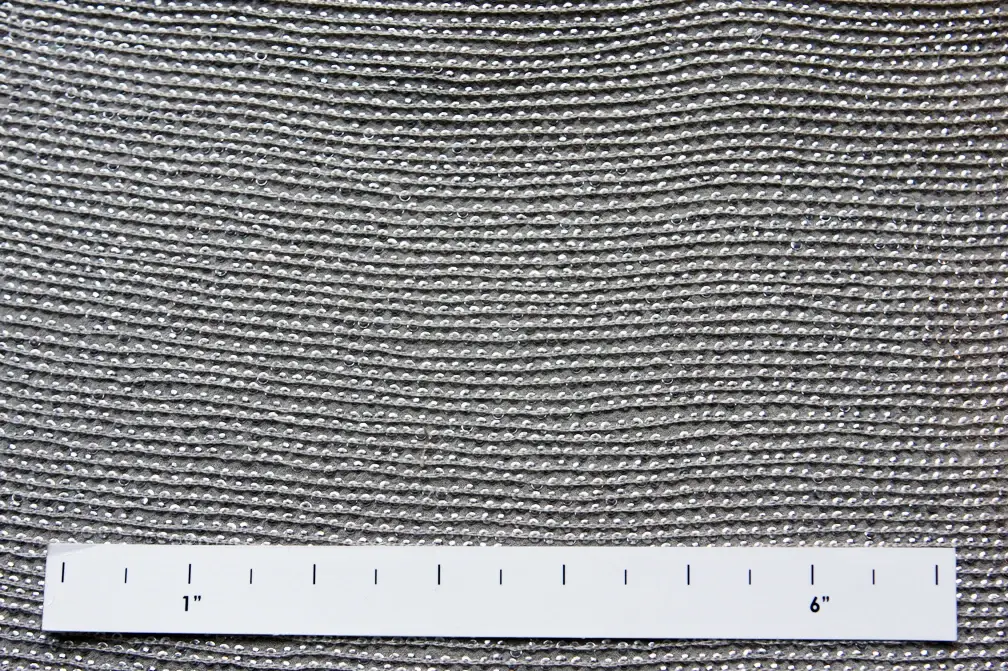 Sequins on Silk Chiffon1