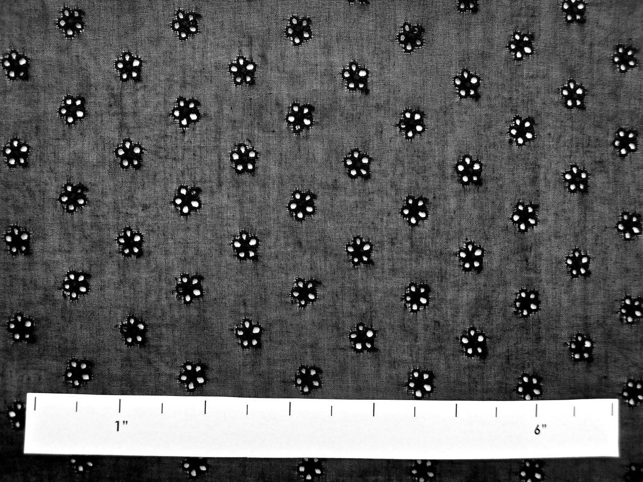 Swiss Cotton Voile Eyelet1
