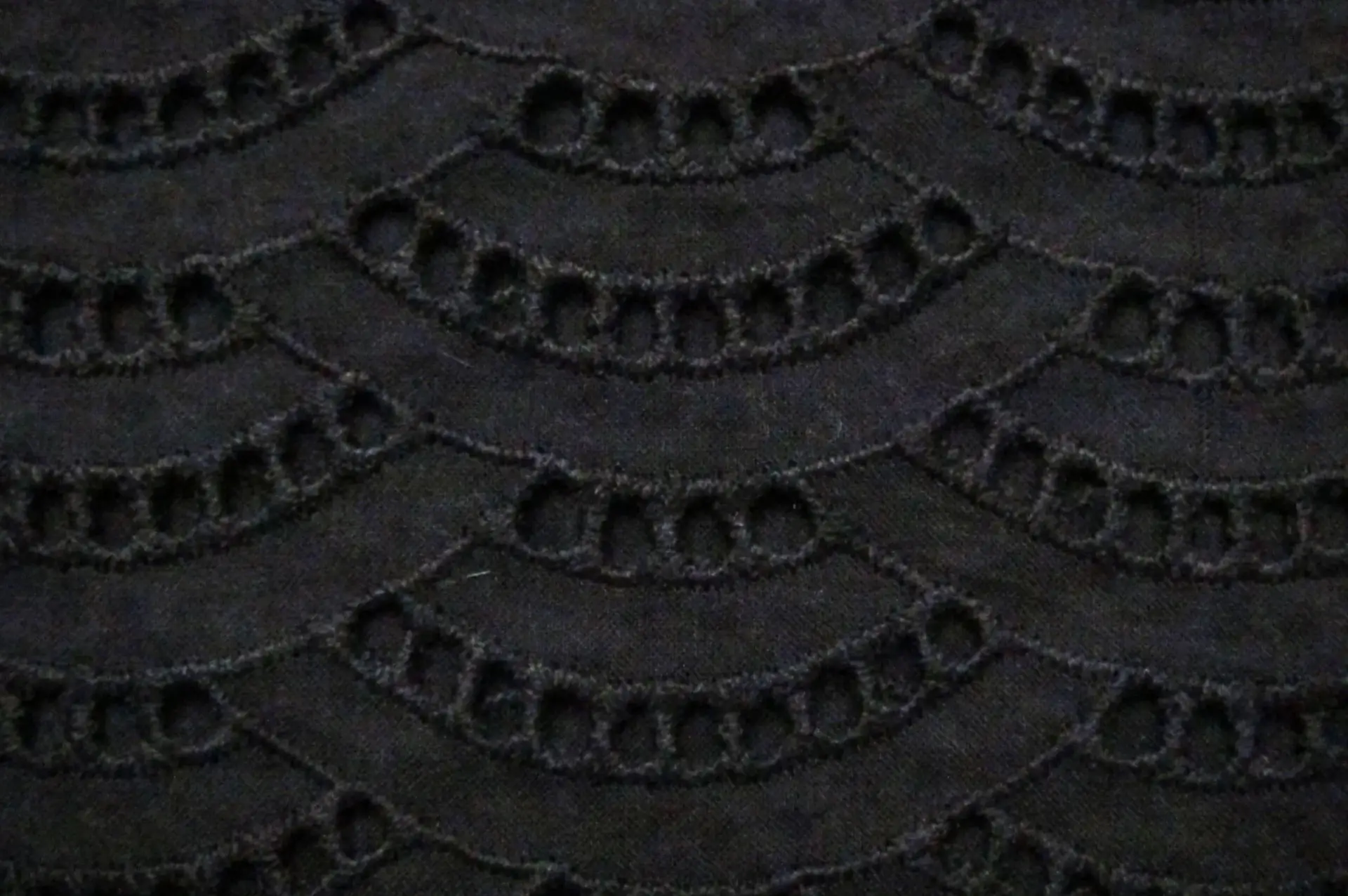 Cotton Eyelet in Black2