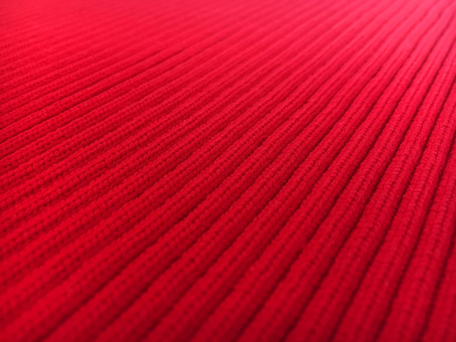 Nylon Rib Knit in Red1