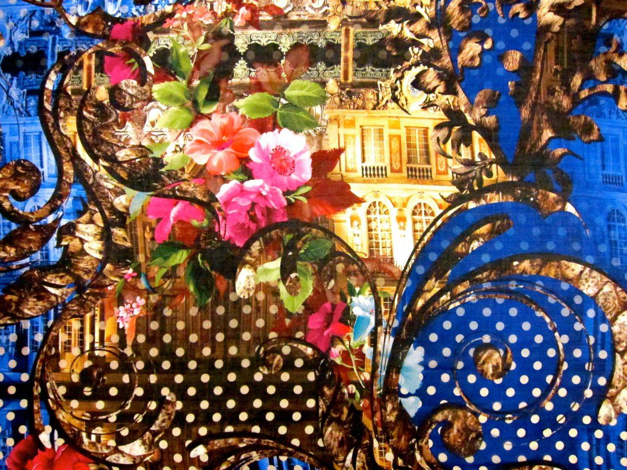 Printed Silk Chiffon0