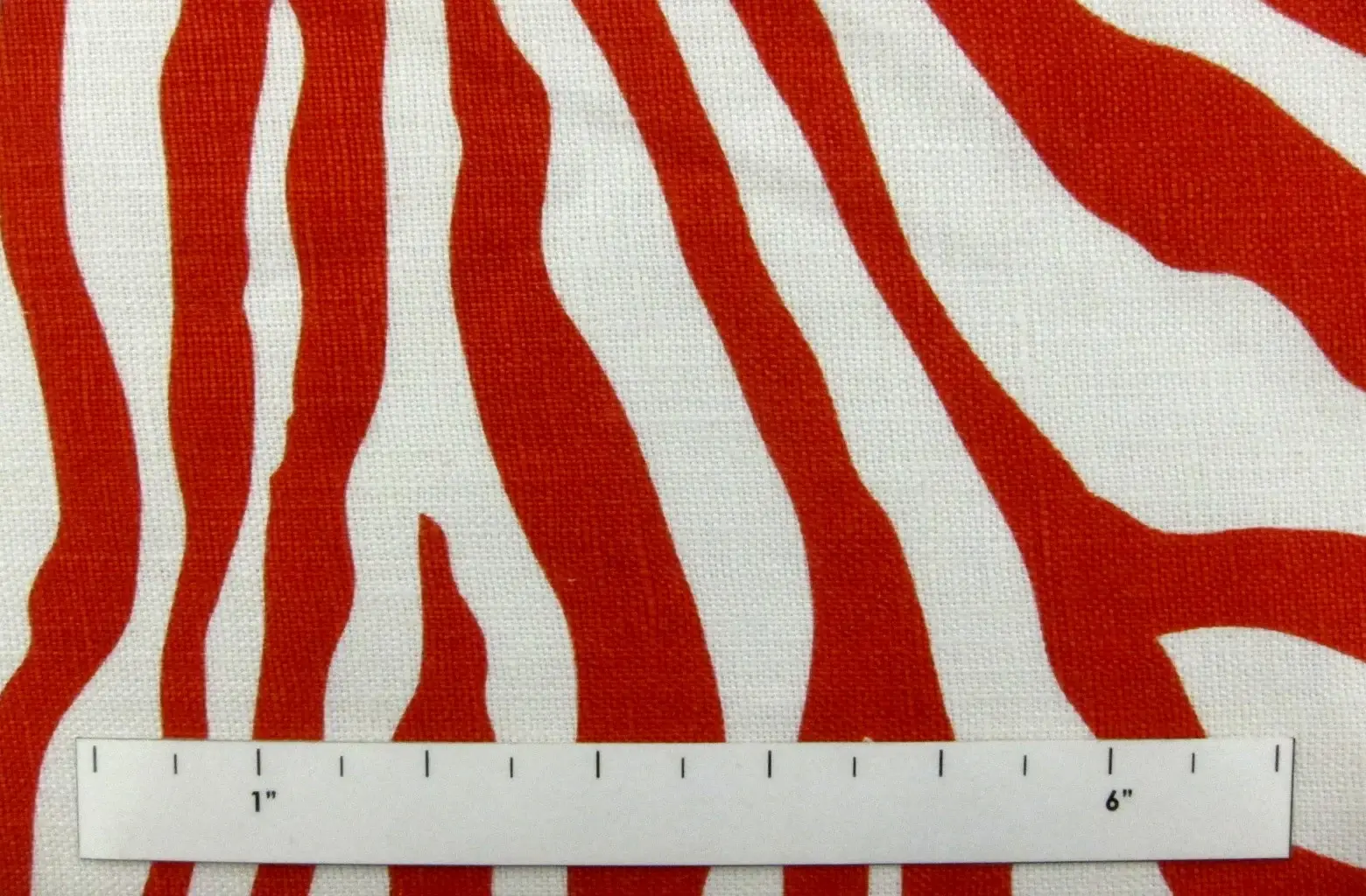 Linen Upholstery Zebra Print in Cinnamon1