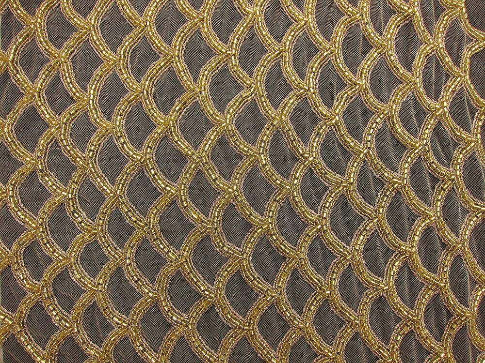 Beaded Nylon Tulle0