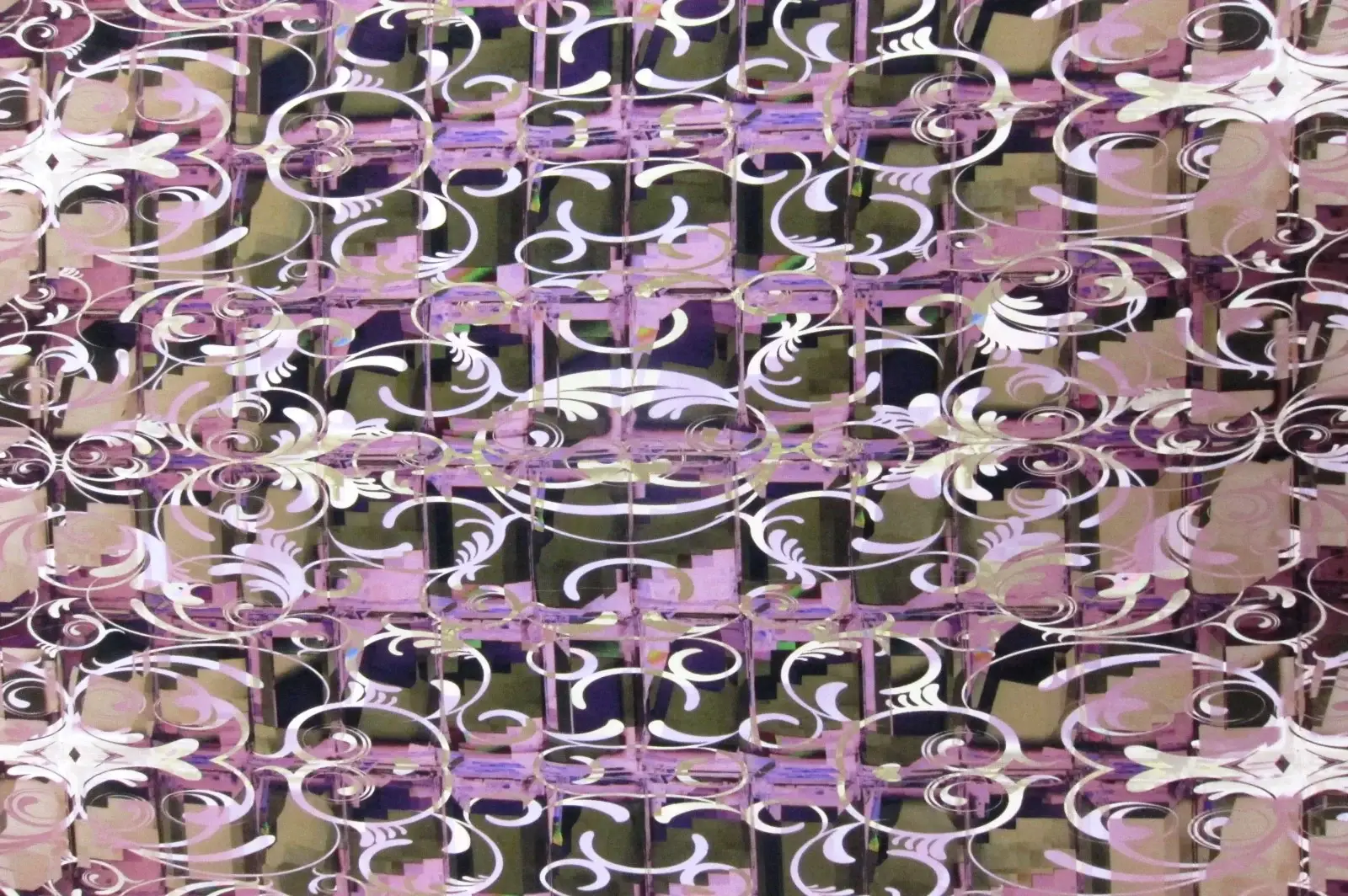 Printed Silk Charmeuse0