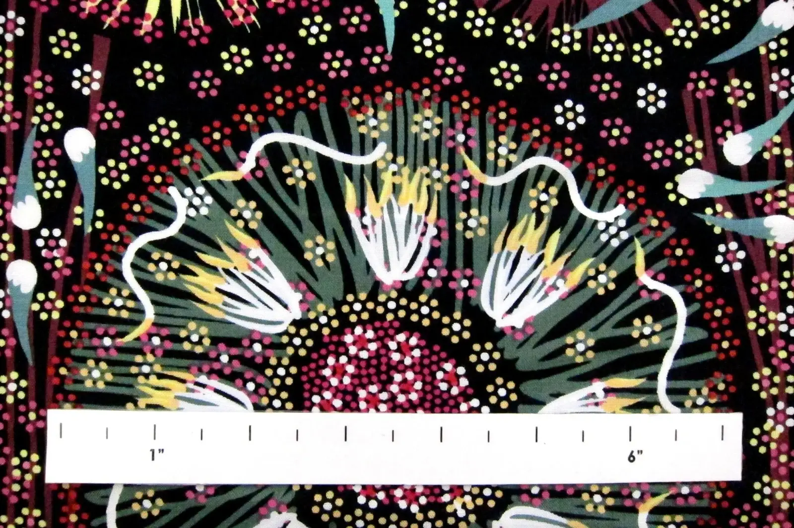 Australian Cotton Print With Aboriginal Motif1