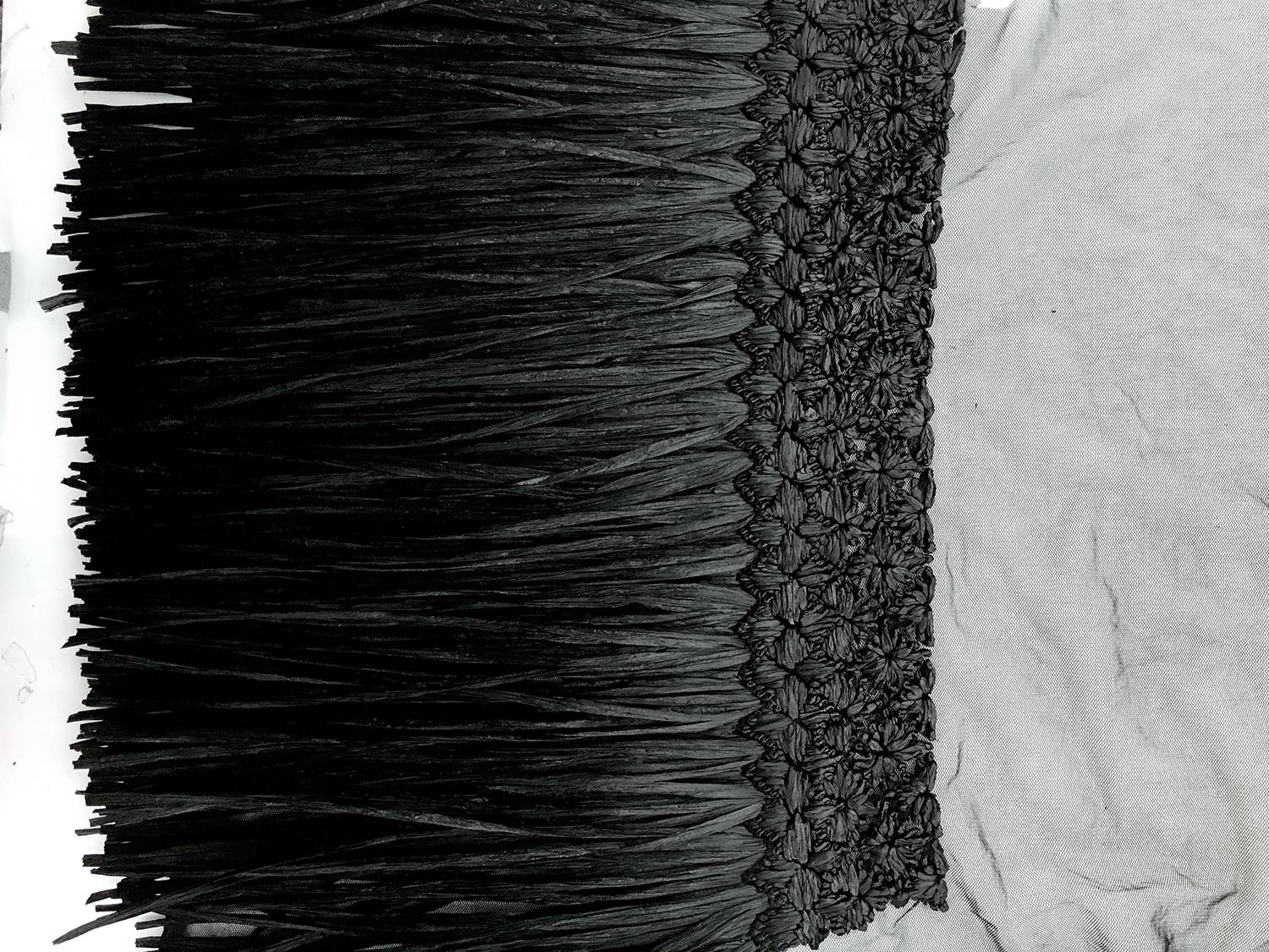 Novelty Raffia on Tulle0