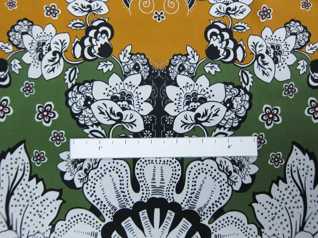 Printed Silk Charmeuse Panel1
