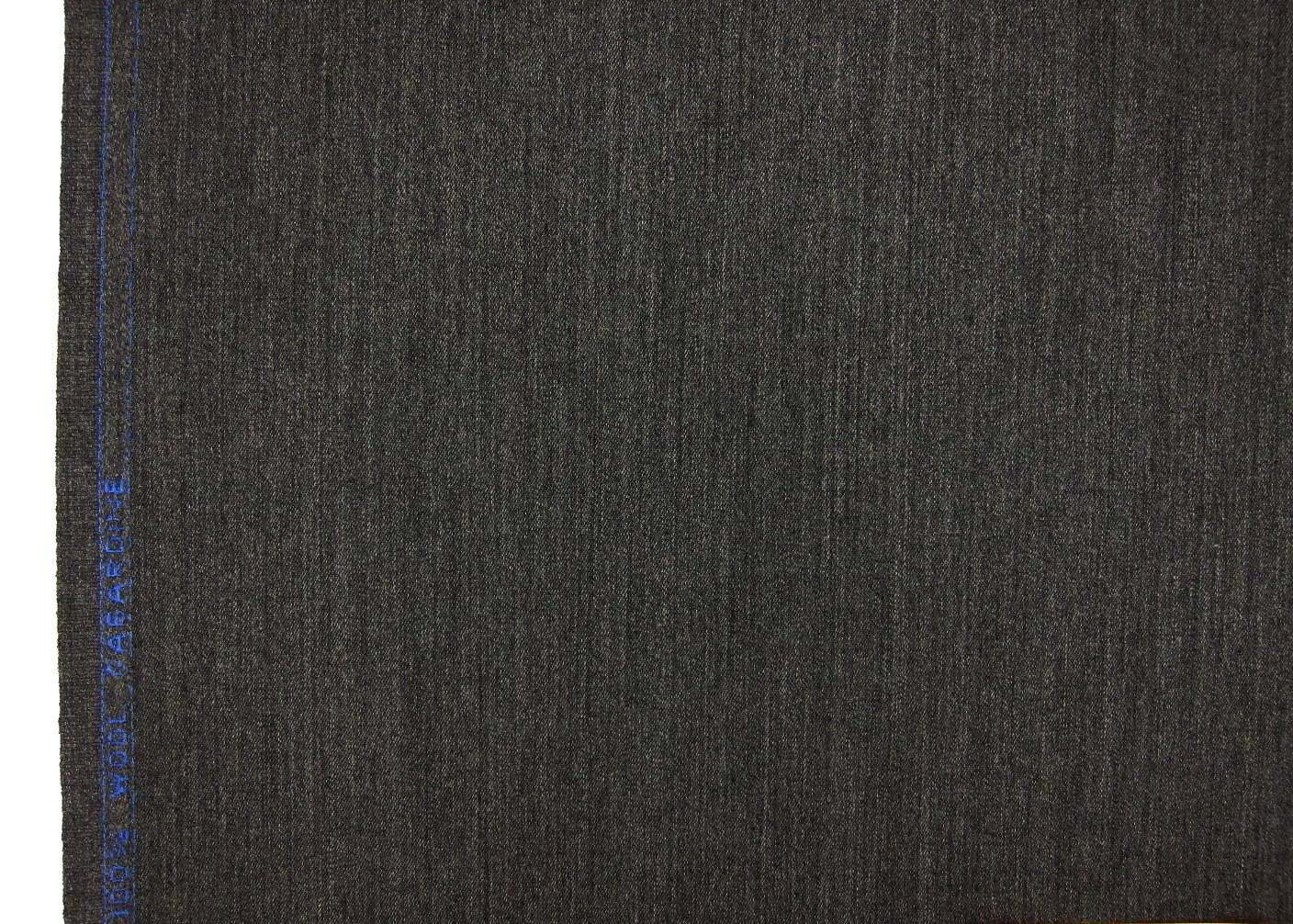 Wool Gabardine in Bankers Heather0