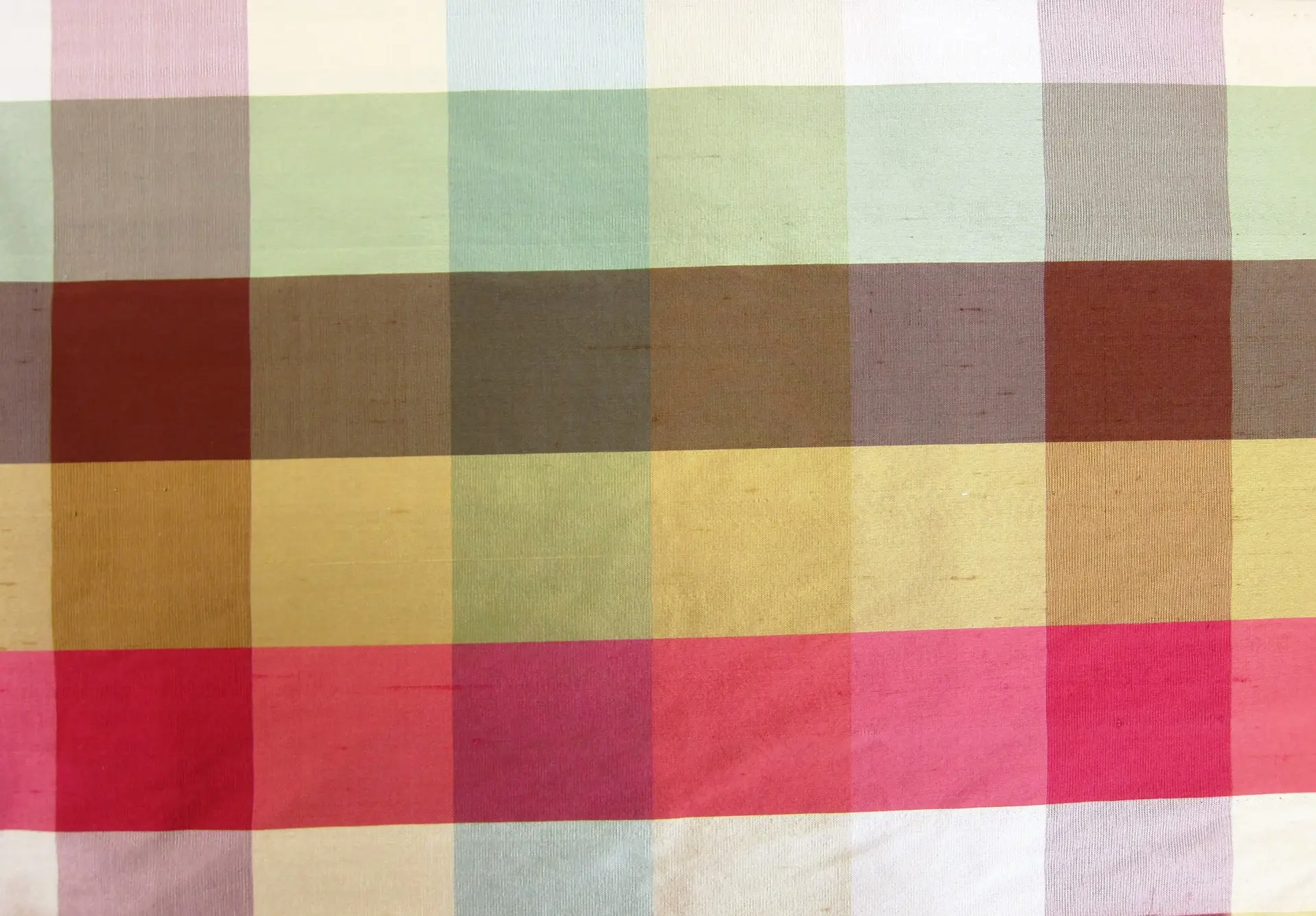 Silk Shantung Check1