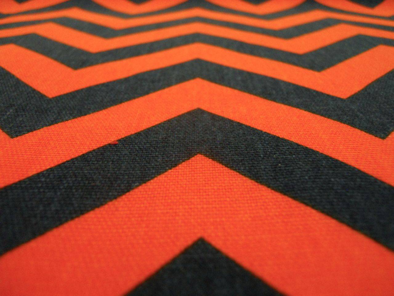 Cotton Canvas Chevron Print2