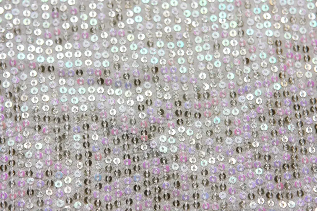 Sequins on Silk Chiffon2