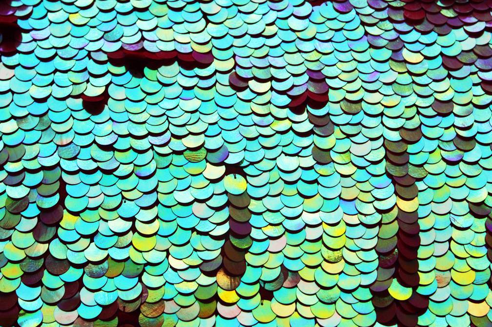 Novelty Pailettes on Silk Chiffon1