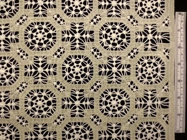 Metallic Guipure Lace0