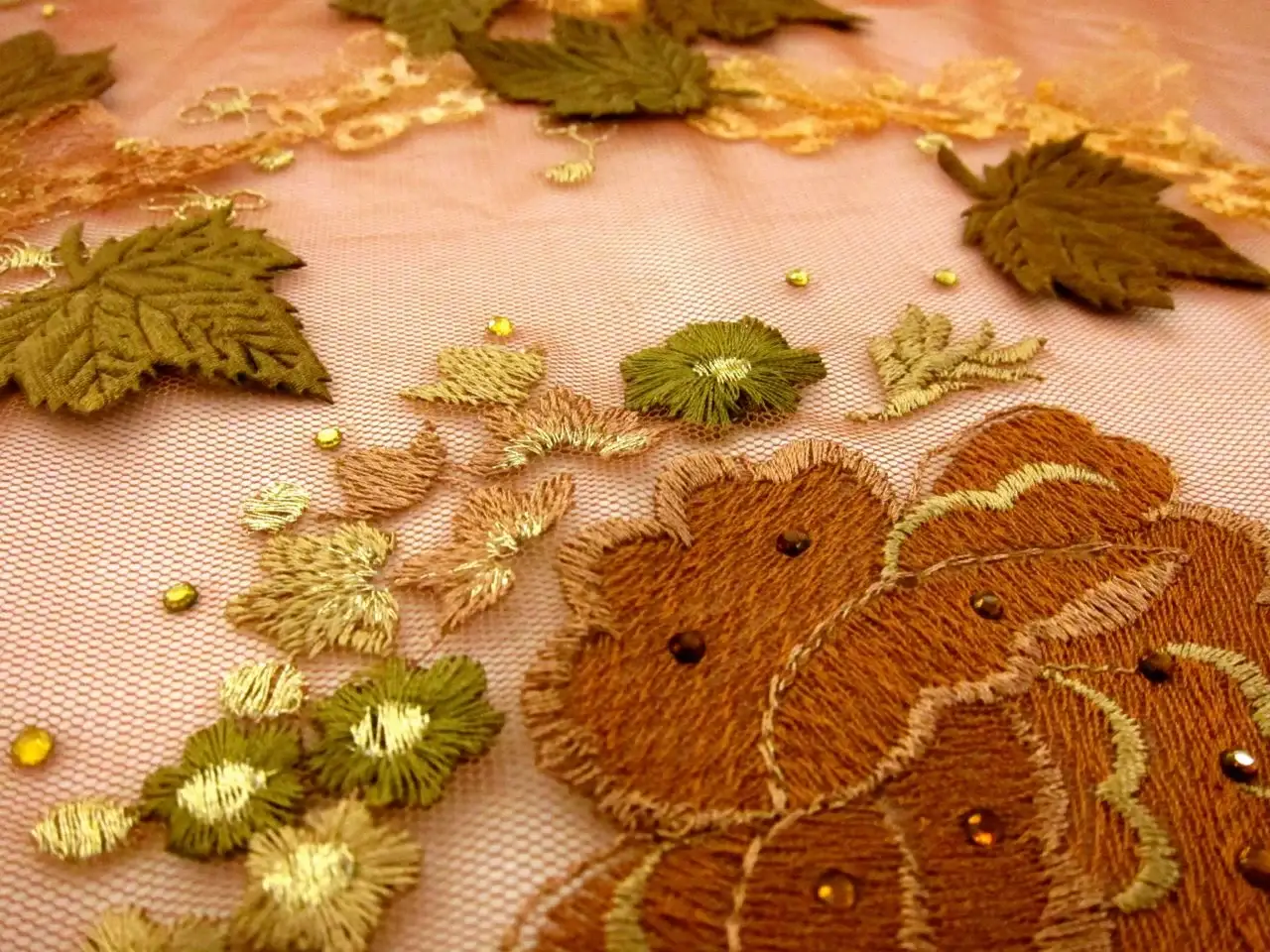 REDUCED  Embroidered and Appliquéd Illusion2