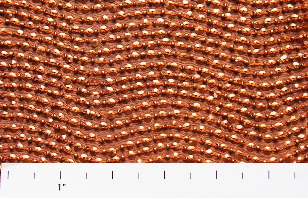 Sequins on Silk Chiffon1