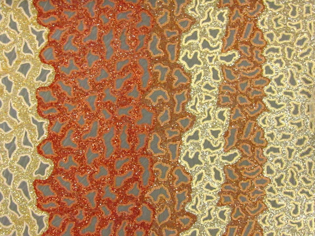Novelty Beaded Tulle0