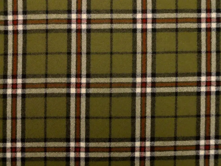 Virgin Wool Plaid0