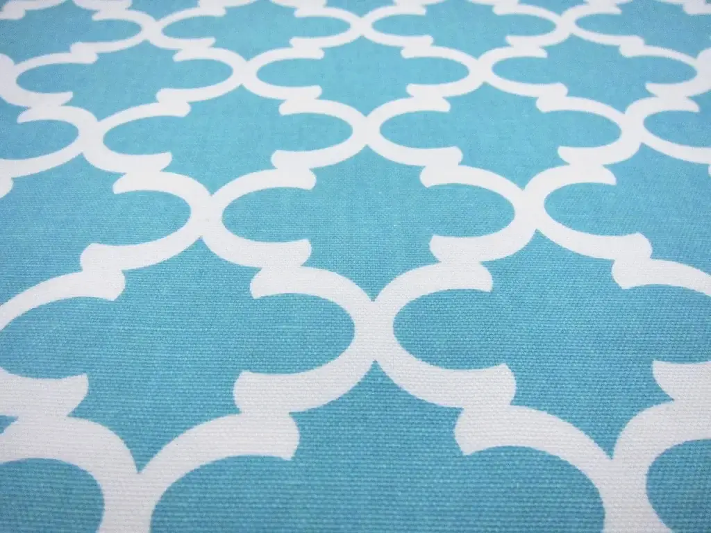Cotton Canvas Lantern Tiles Print2