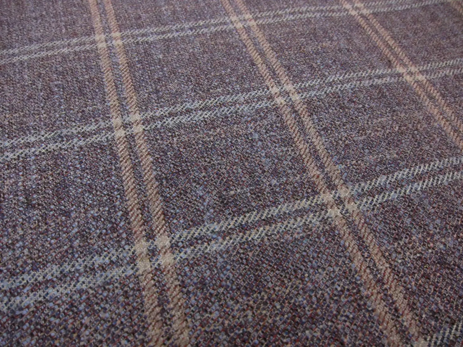 Italian Bamboo Plaid Suiting 2