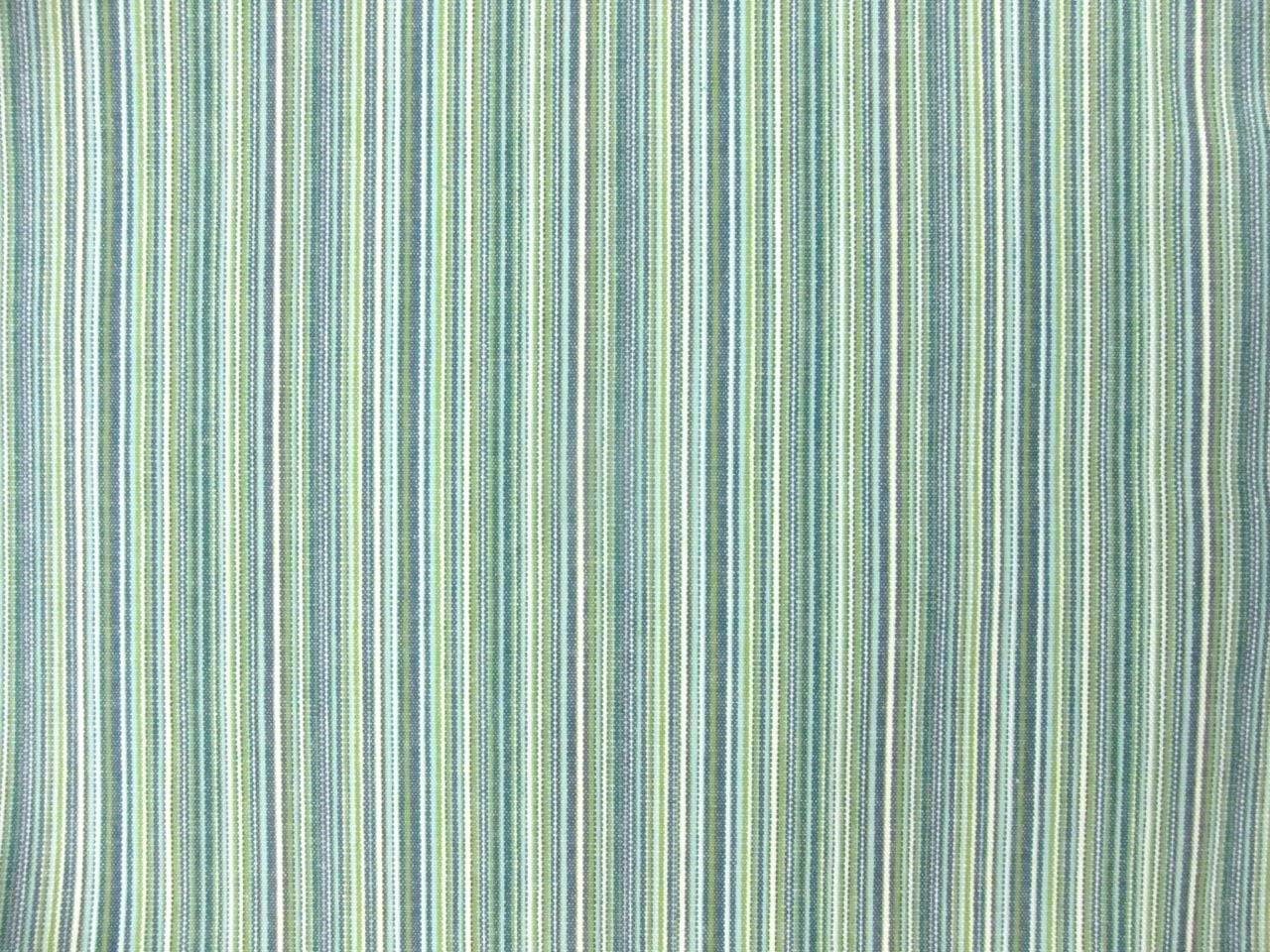 Cotton Woven Stripe in Caribe0