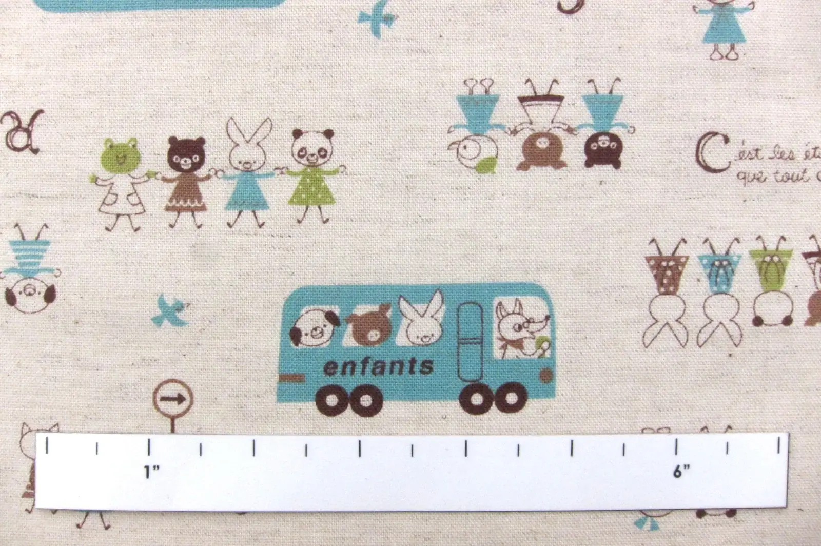 Japanese Cotton Linen Print1