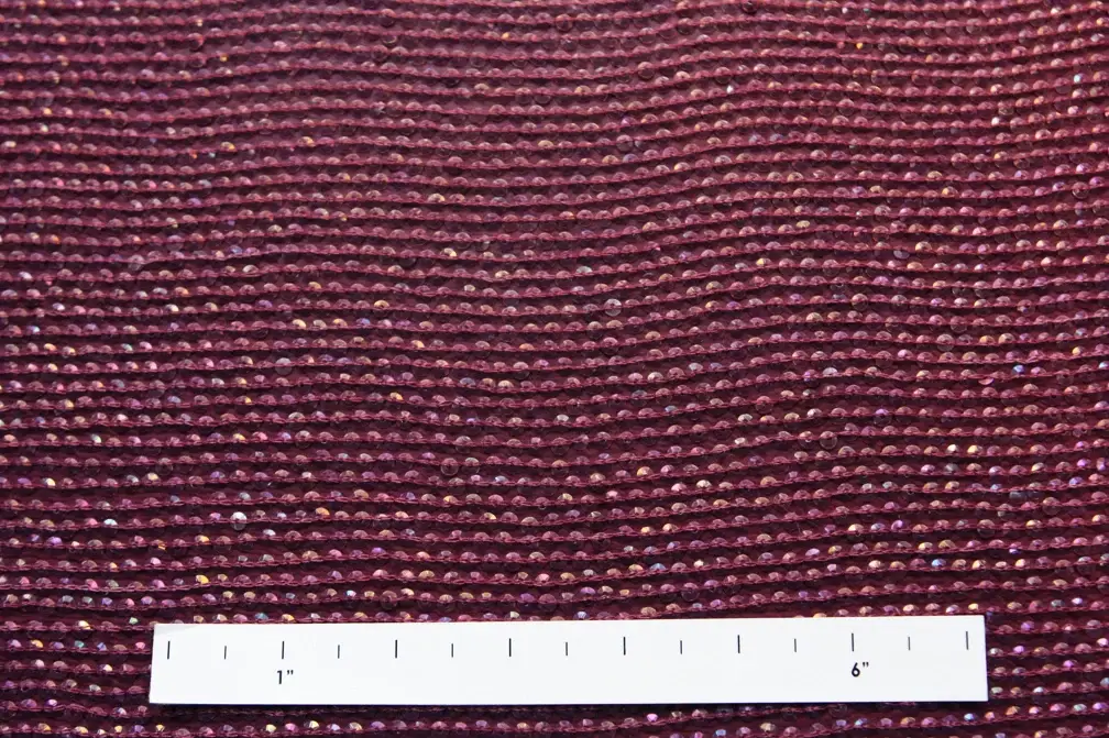 Sequins on Silk Chiffon1