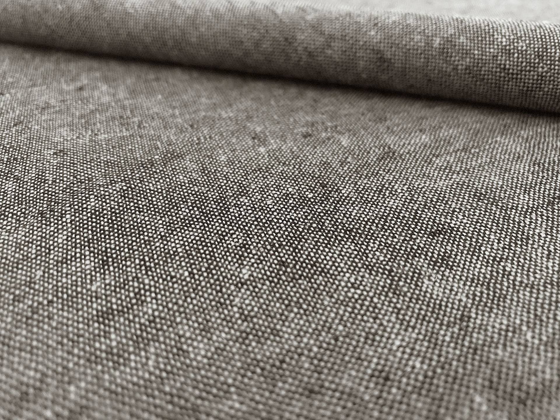 Yarn Dyed Linen Cotton Blend in Charcoal