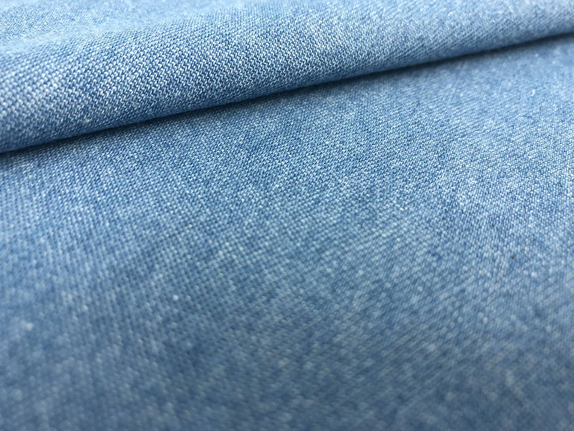6.5 oz Cotton Denim in Light Indigo Wash