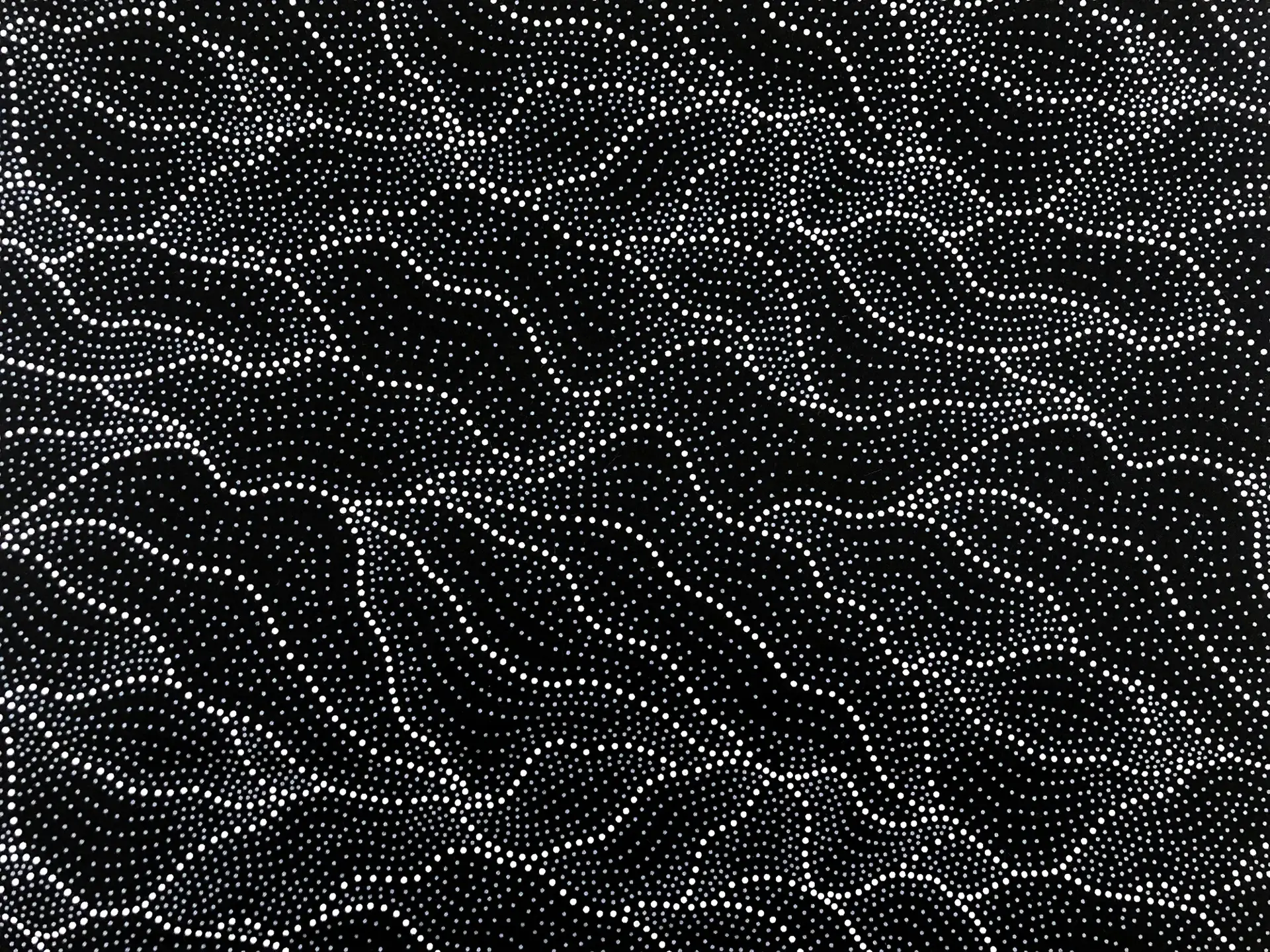 Australian Cotton Print With Aboriginal Motif