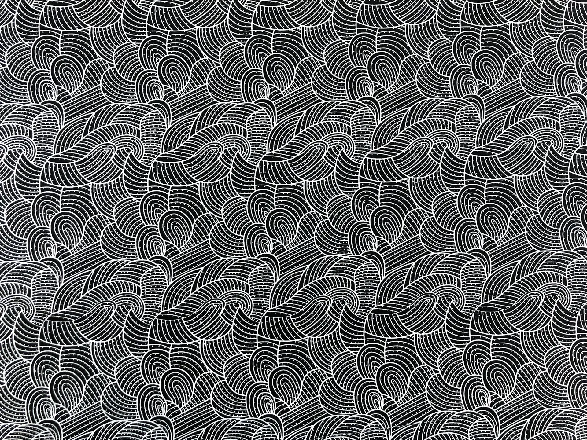 Australian Cotton Print With Aboriginal Motif