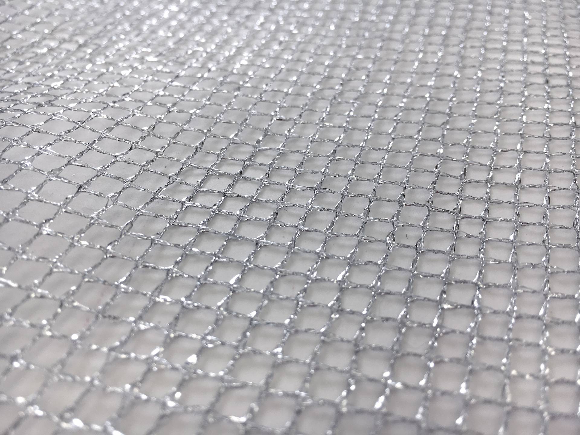 Metallic Mesh in Silver